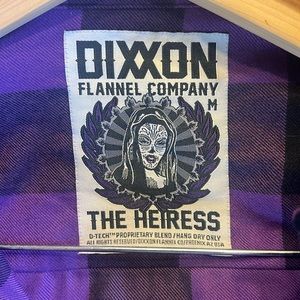 The Heiress Purple Plaid Button-Down Shirt